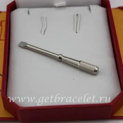 Fake Cartier Love Bracelet Screwdriver – White Gold