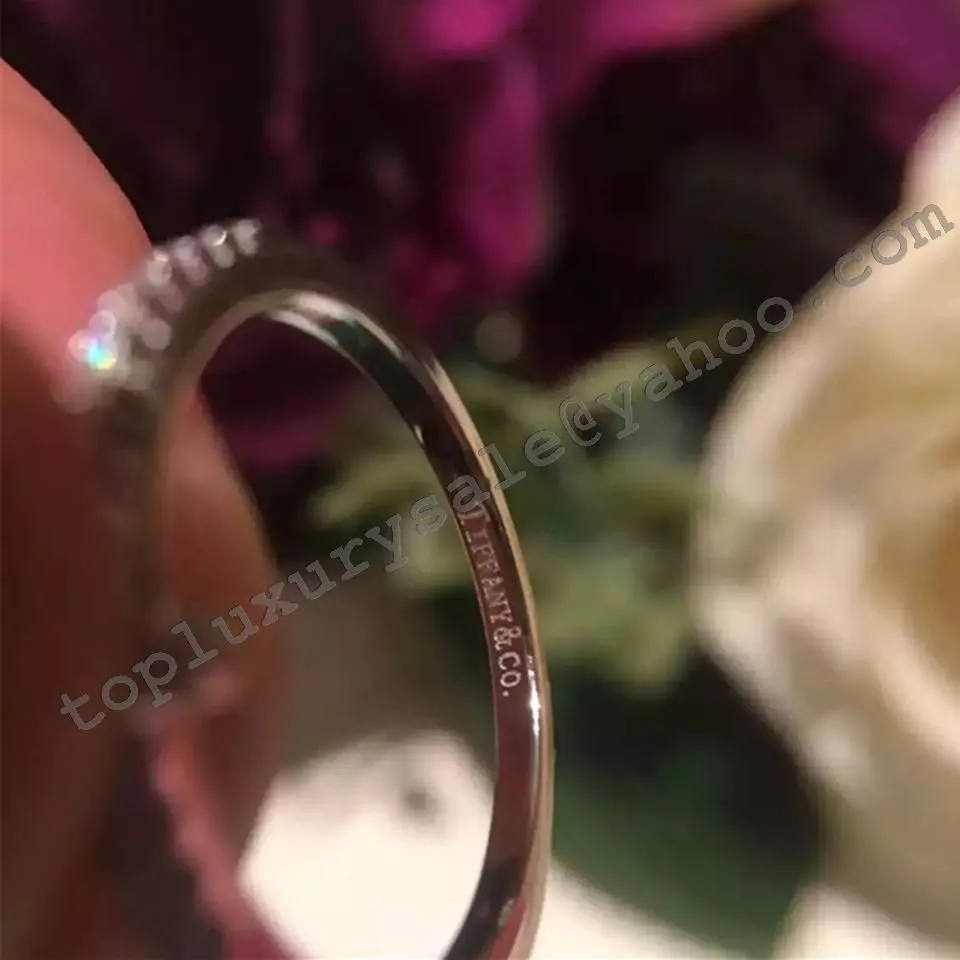 Tiffany T Wire Ring Rose Gold With Diamonds For Women UK Sale OnlineGRP08658/GRP08661