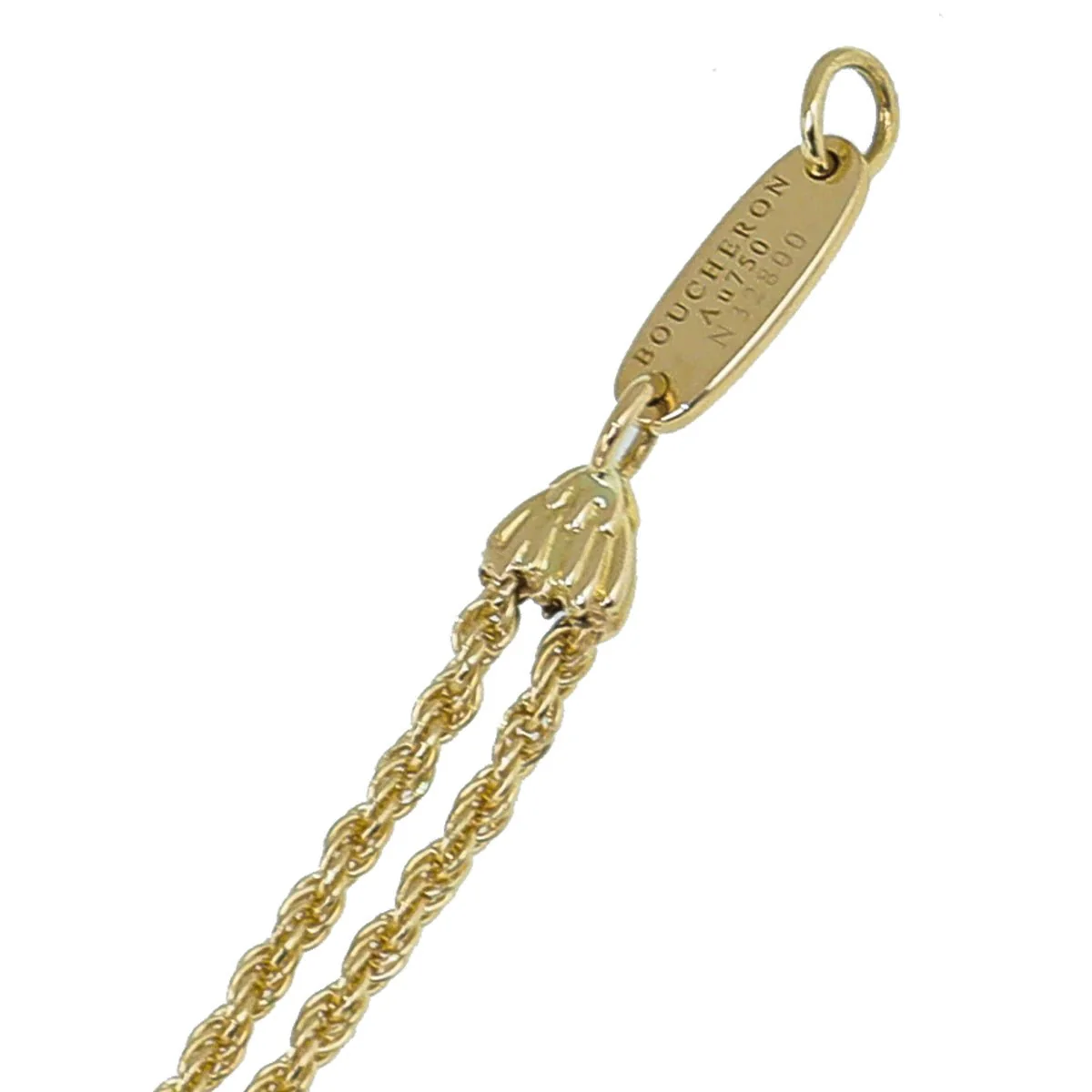 Boucheron 18K Yellow Gold Diamond Serpent Boheme Bracelet