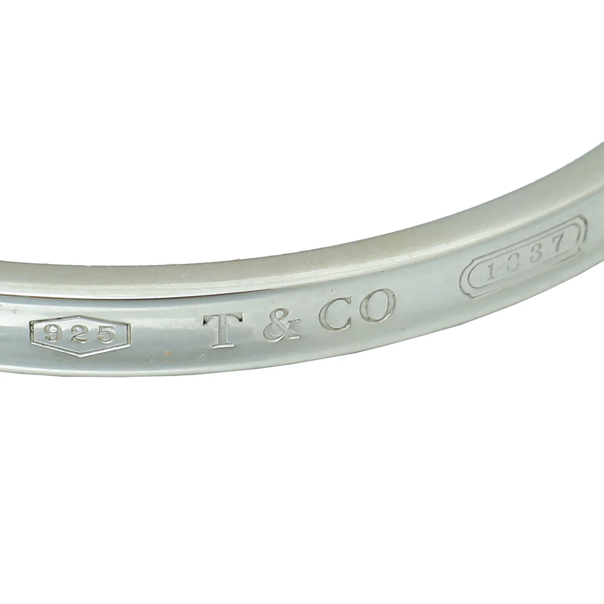Tiffany & Co Sterling Silver 1837 Narrow Small Cuff Bangle