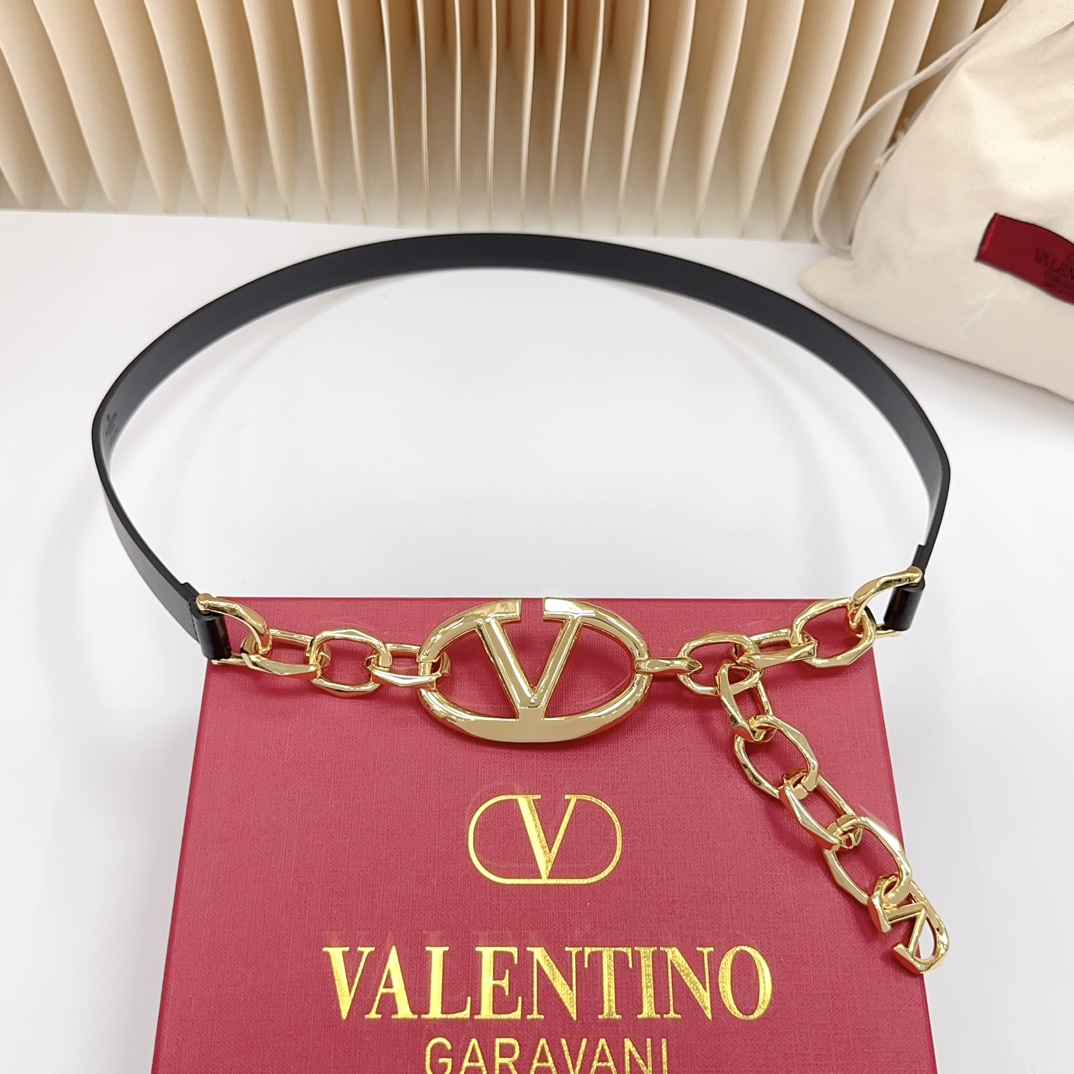 Valentino Leather Belts 1:1 Mirror Version