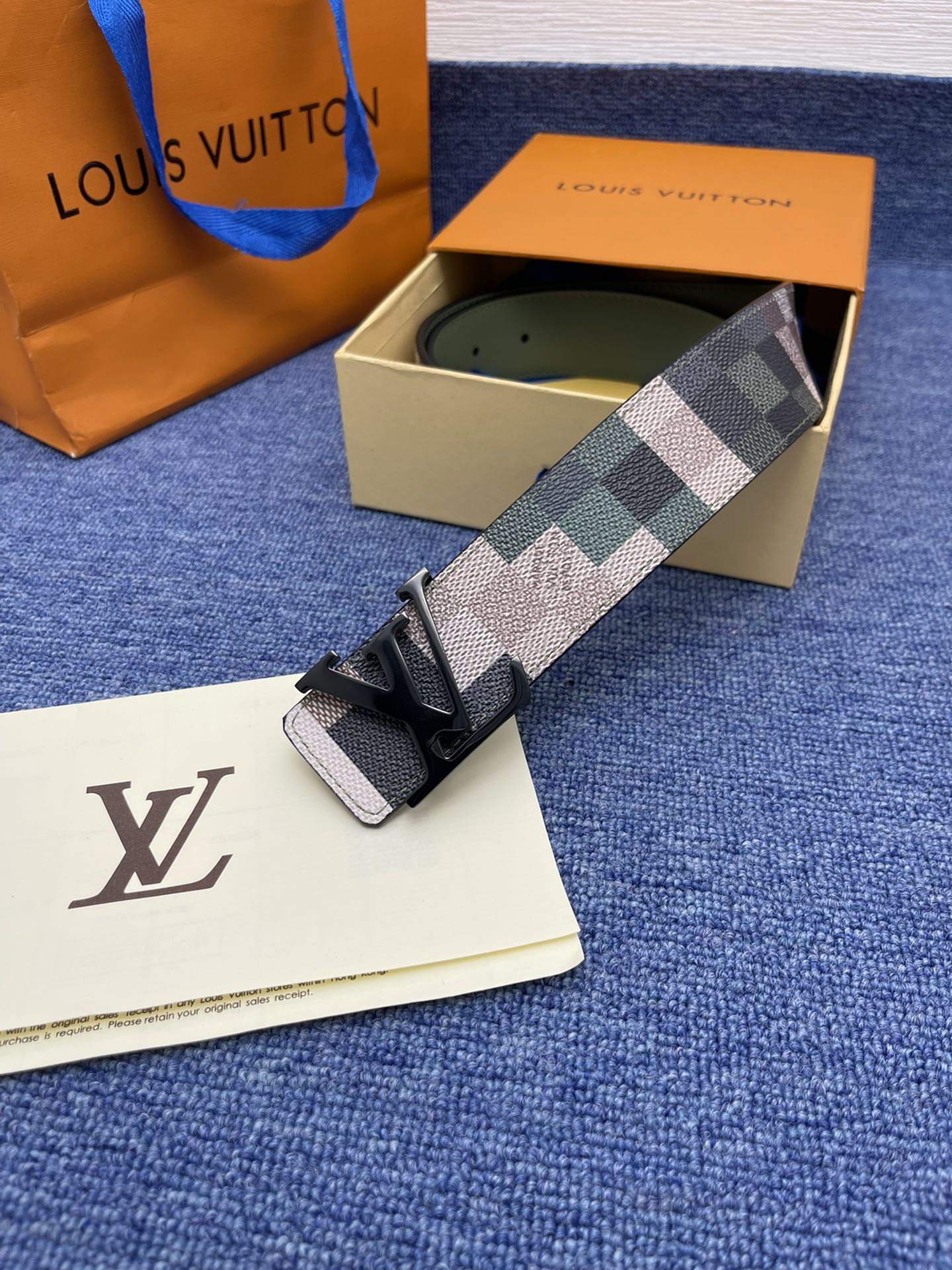 Louis Vuitton LV Leather Belts 1:1 Mirror Version