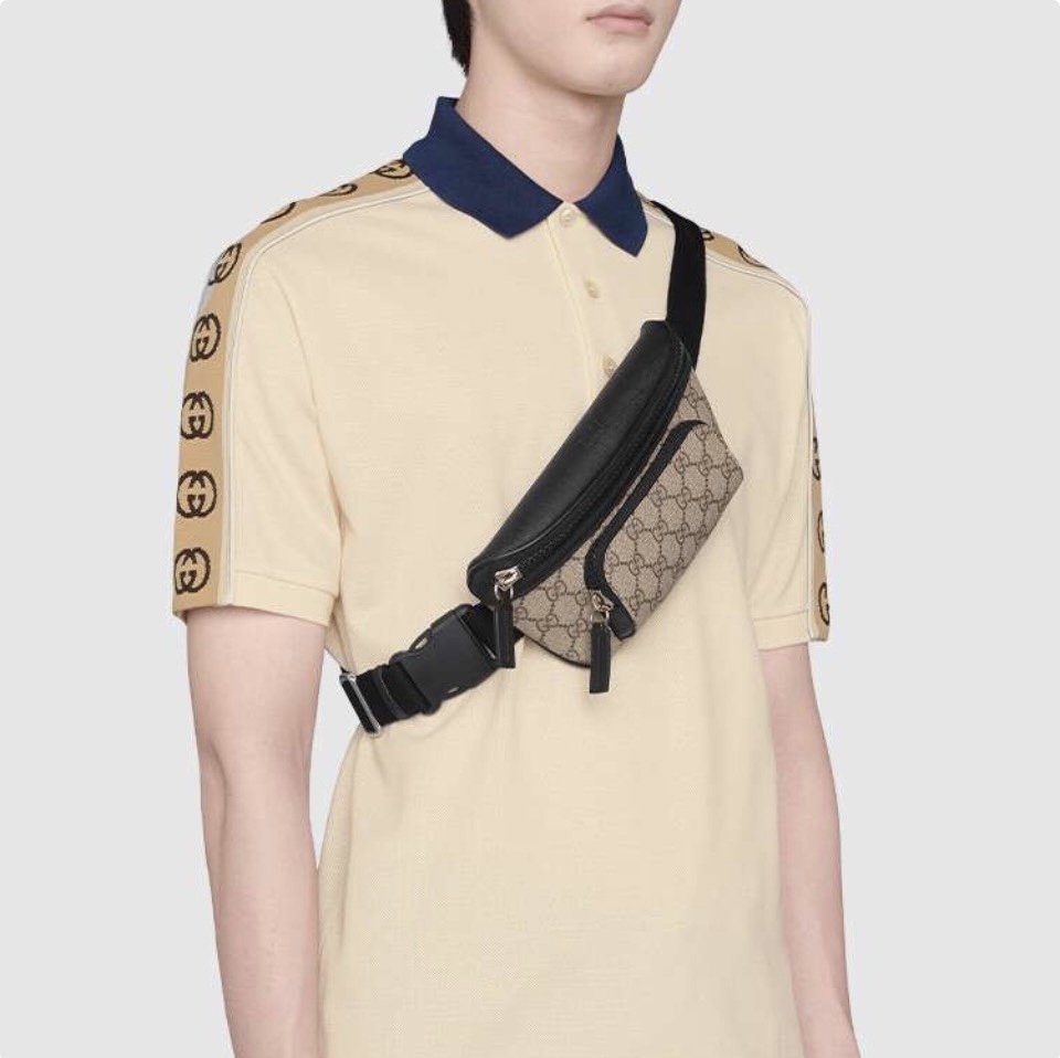 Gucci Canvas Crossbody Waist Bag Belt Bag(Replica)
