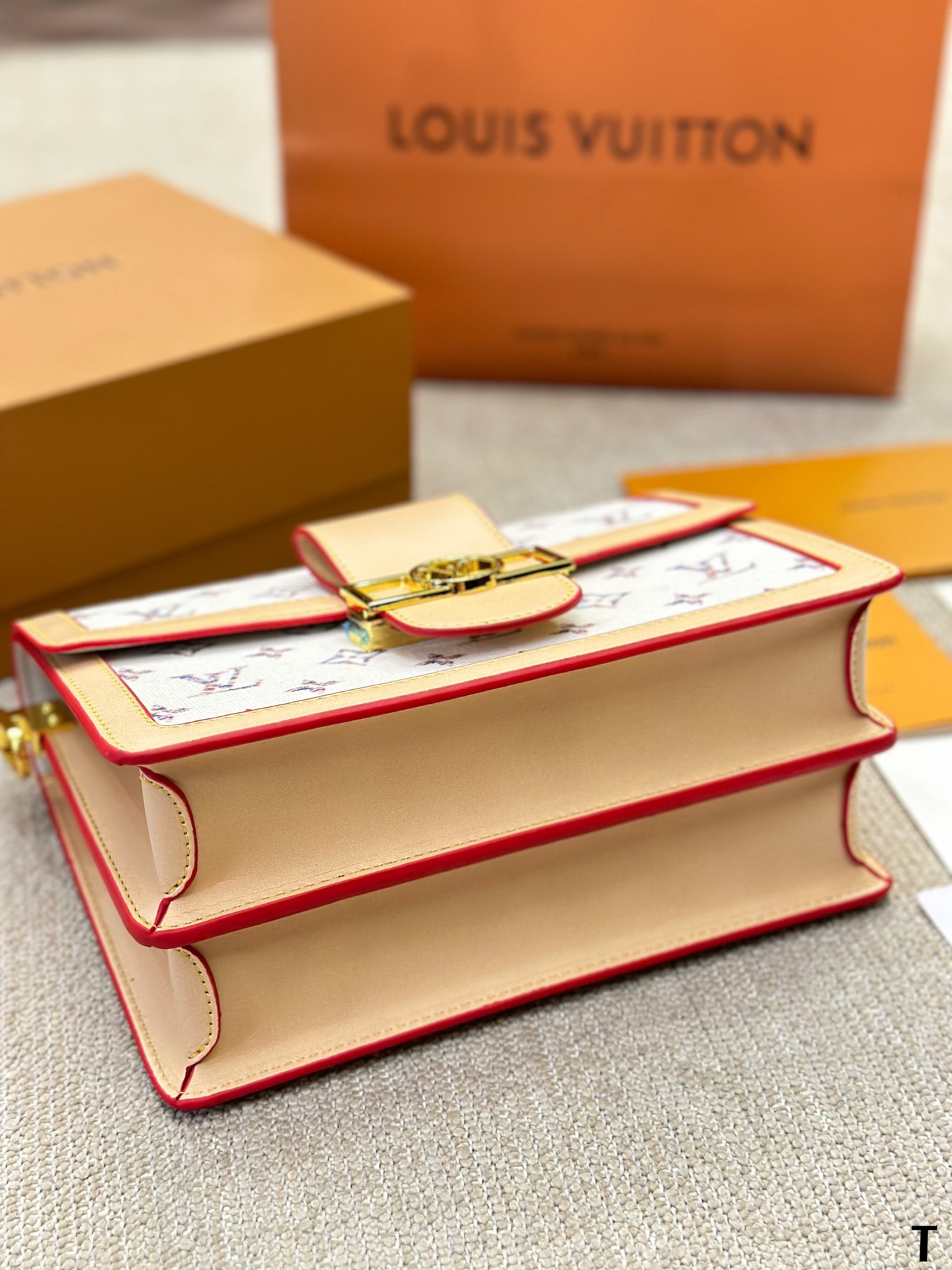 Louis Vuitton LV Dauphine Denim Mini&Small Shoulder Bag (Replica)