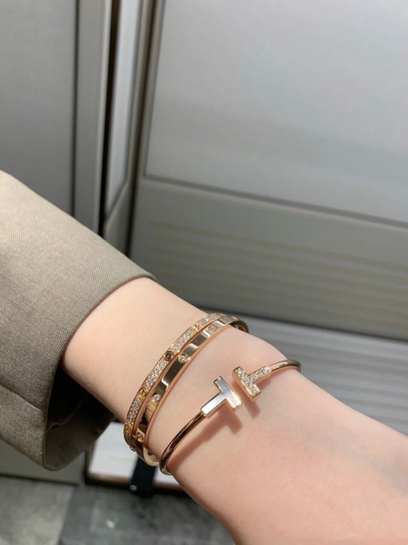 Cartier Love Bracelet Dupe, Small Model, Full Diamonds
