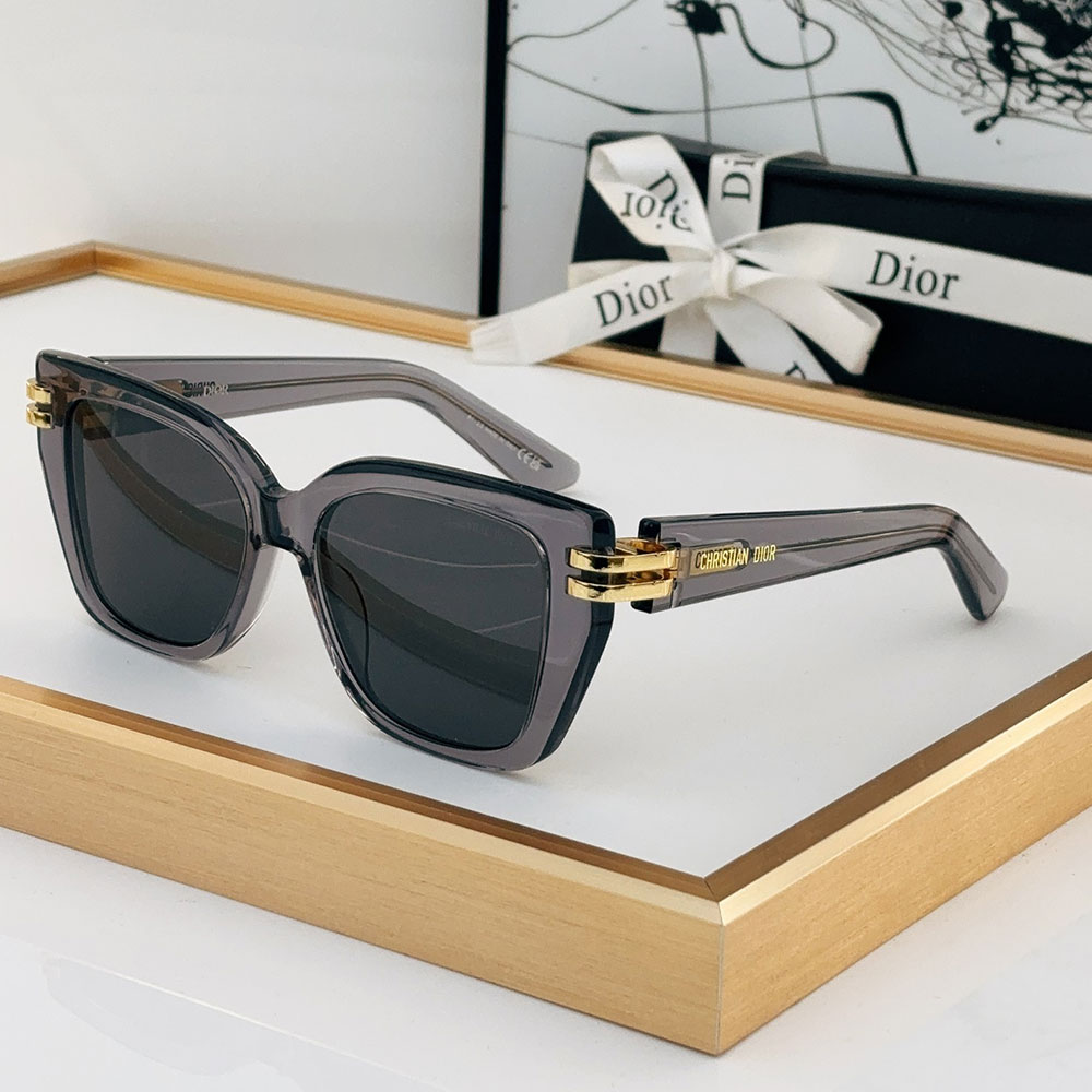 Dior Acetate Fibre Lrregular Lens sunglasses Top quality (Replica）