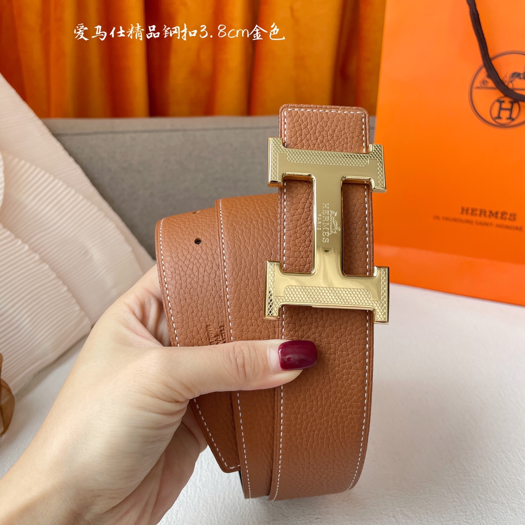 Hermes Leather Belts 1:1 Mirror Version