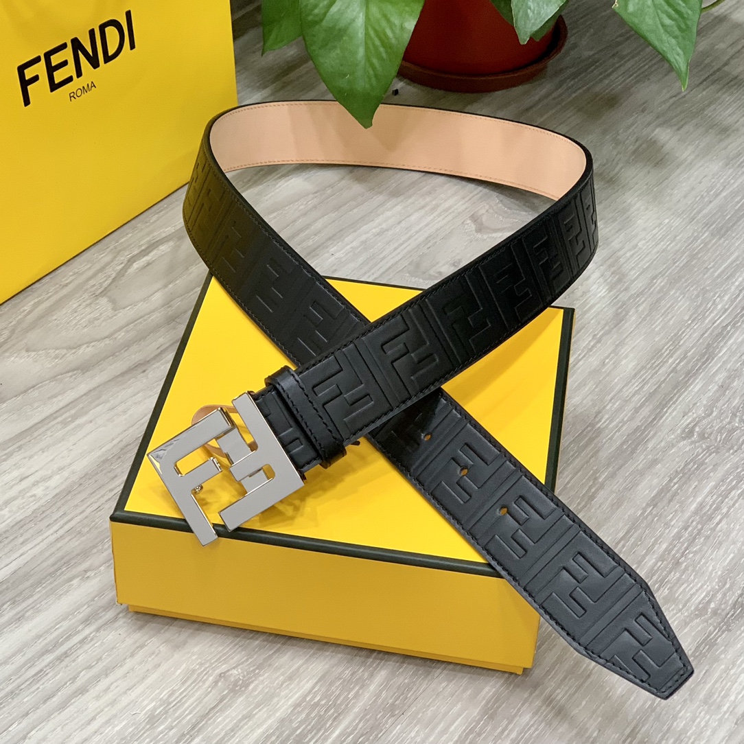 Fendi Leather Belts 1:1 Mirror Version