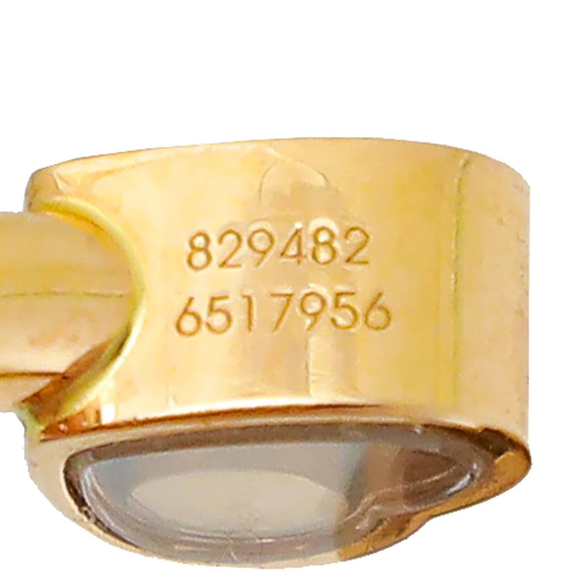 Chopard 18K Pink Gold Diamond Onyx Happy Hearts Ring 56