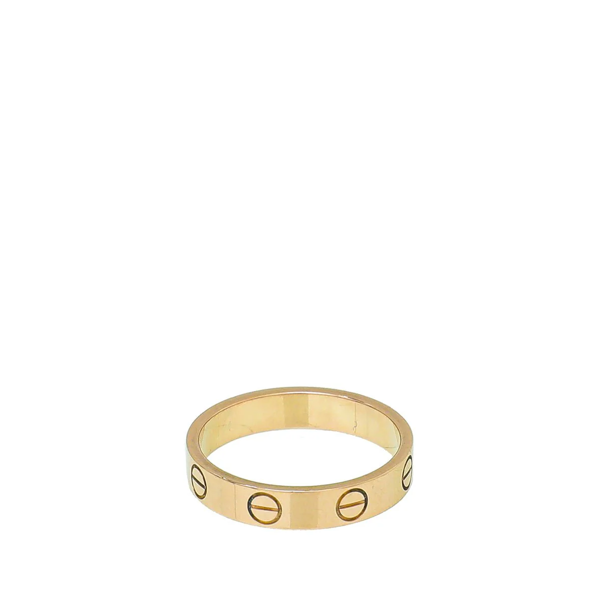 Cartier 18K Rose Gold Love Wedding Ring 51