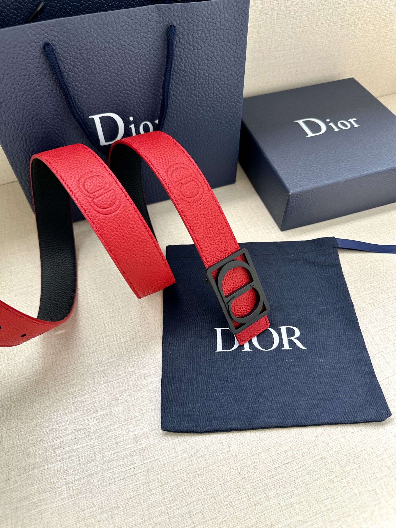 Dior Leather Belts 1:1 Mirror Version