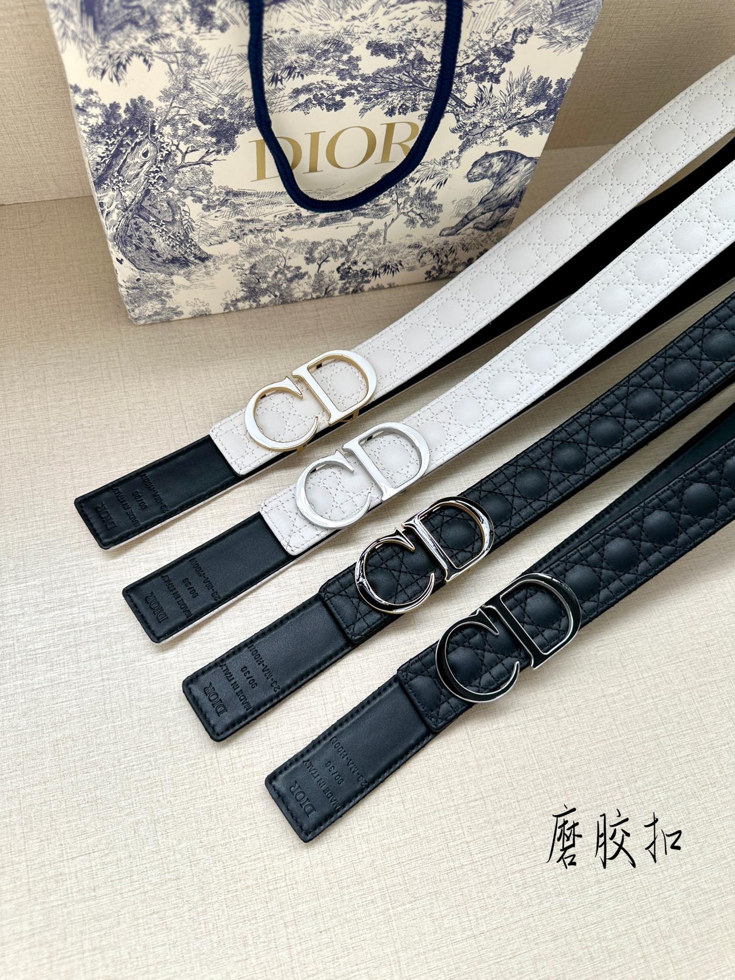 Dior Leather Belts 1:1 Mirror Version