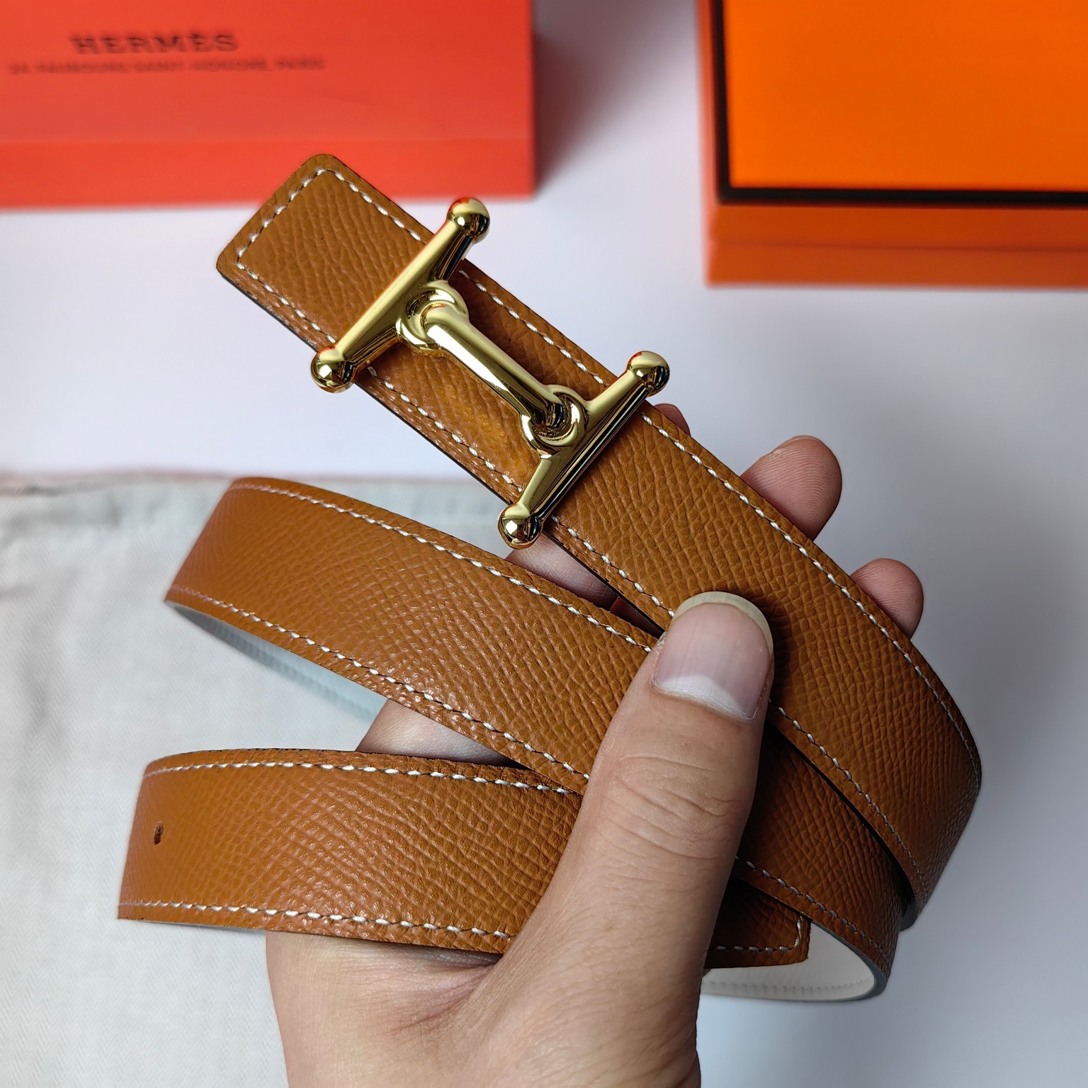Hermes Leather Belts 1:1 Mirror Version