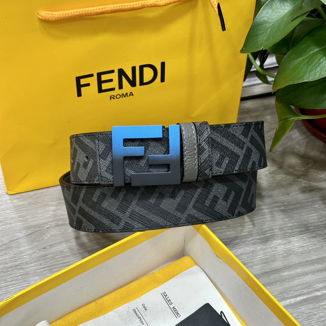 Fendi Leather Belts 1:1 Mirror Version