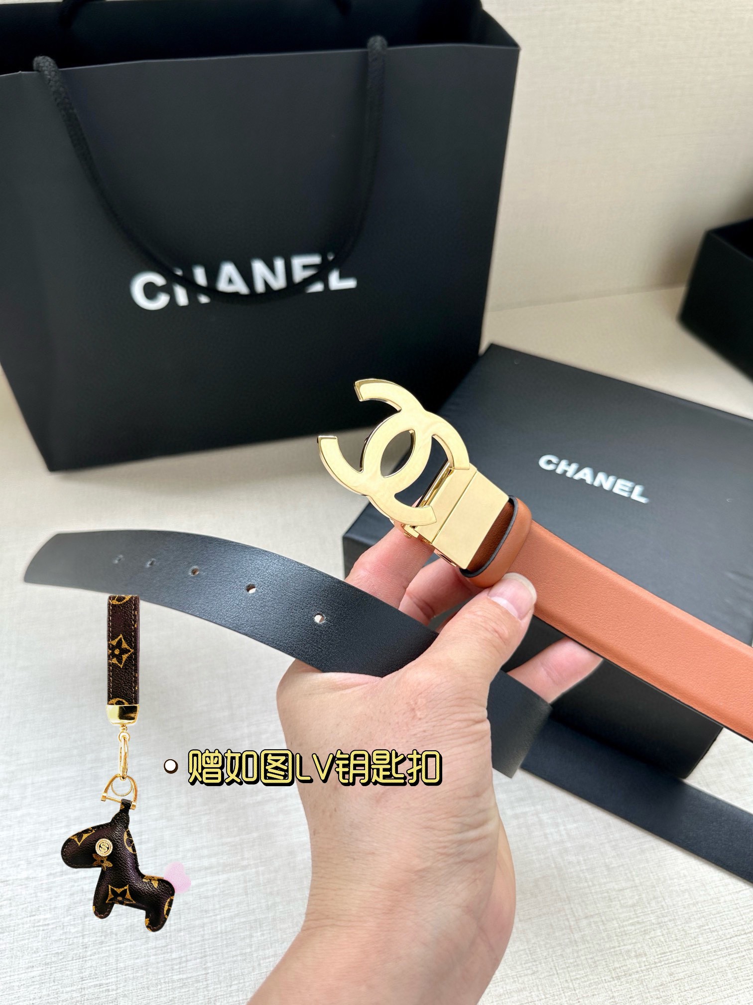 Chanel Leather Belts 1:1 Mirror Version