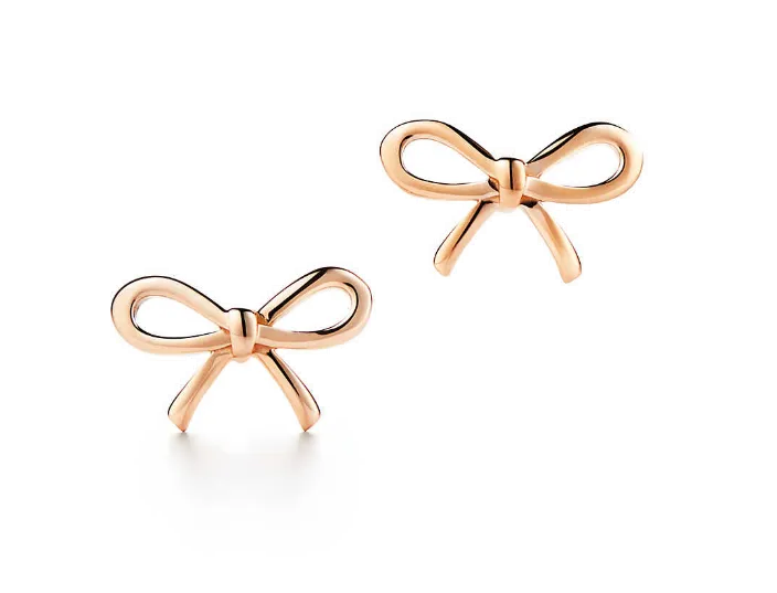 New Copy Tiffany Bow Bowknot Earrings Sterling Silver Hot Selling 25142896/35203389