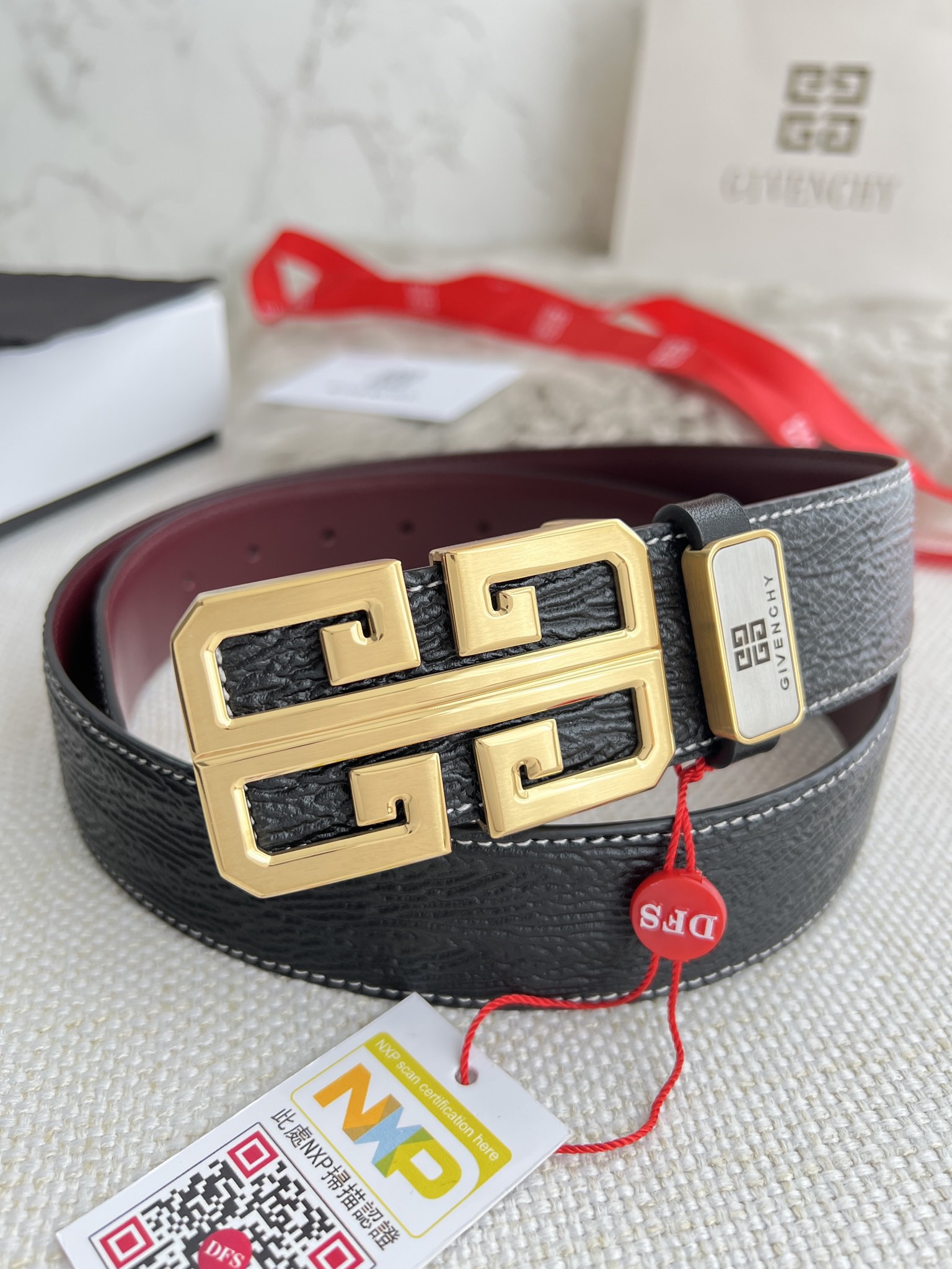 Givenchy Leather Belts 1:1 Mirror Version