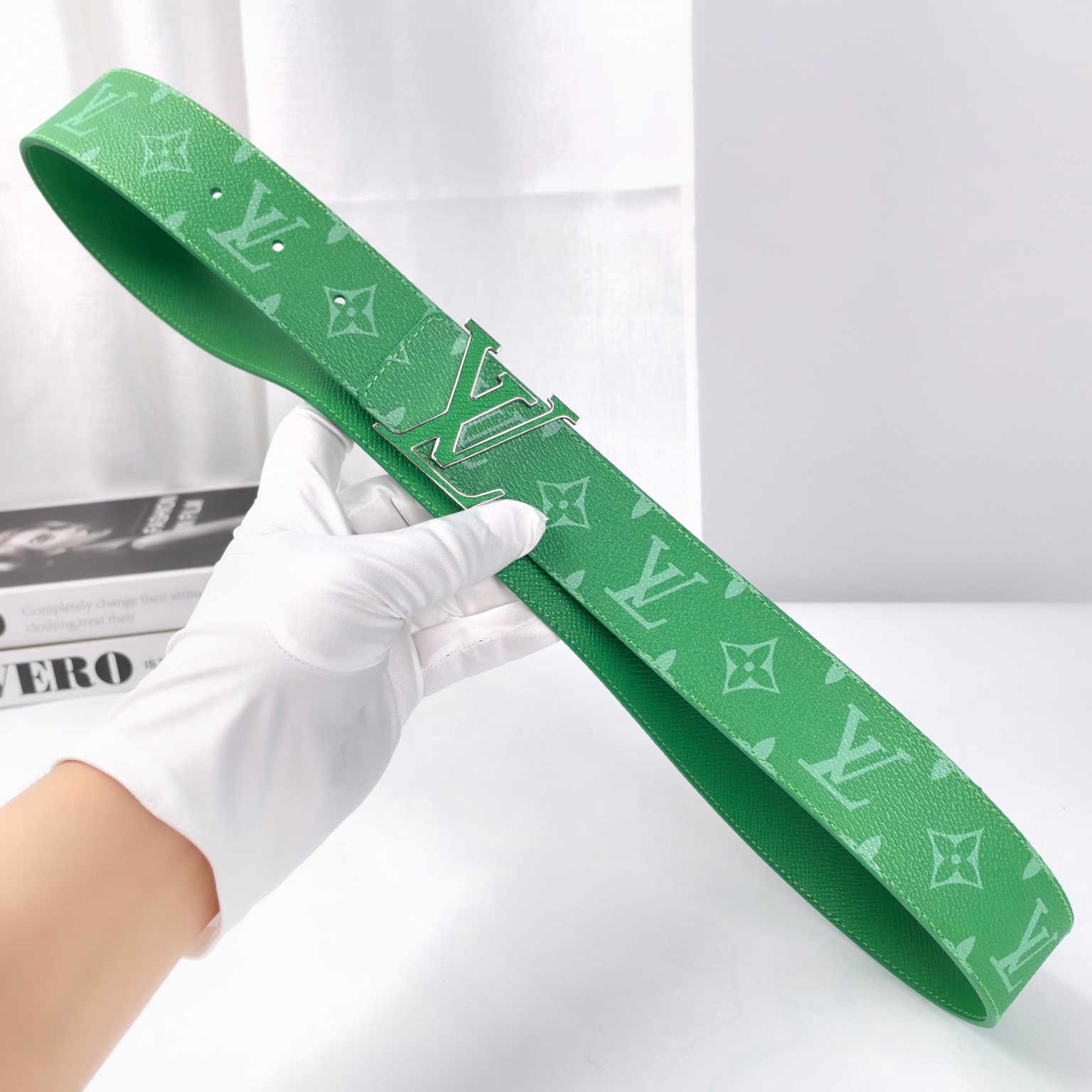 Louis Vuitton LV Leather Belts 1:1 Mirror Version