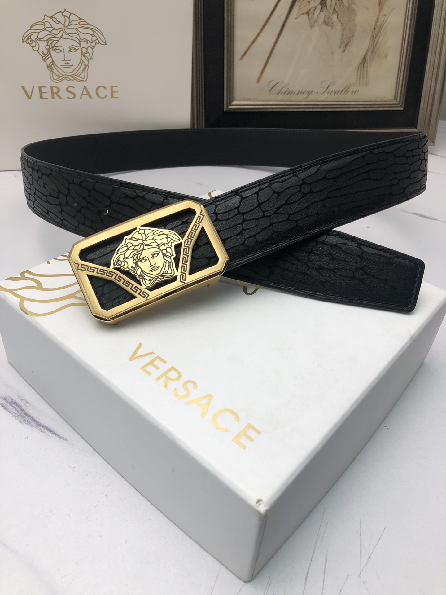 Versace Leather Belts 1:1 Mirror Version