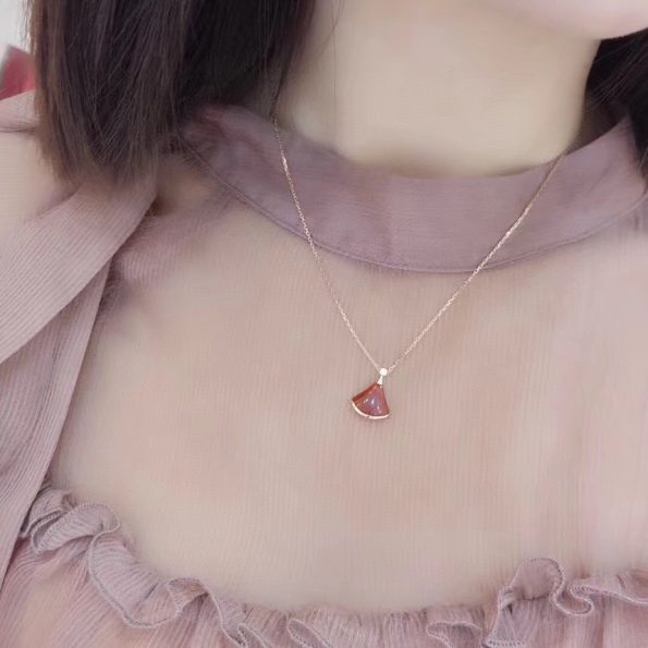 BVLGARI DREAM NECKLACE Dupe, Rose Gold