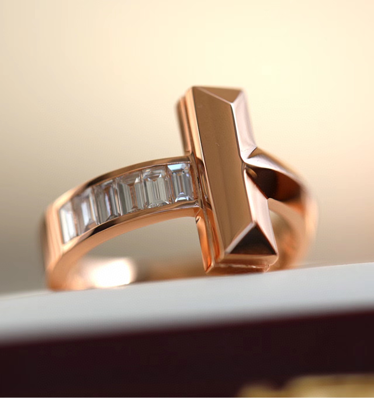 Tiffany Square Diamond Ring