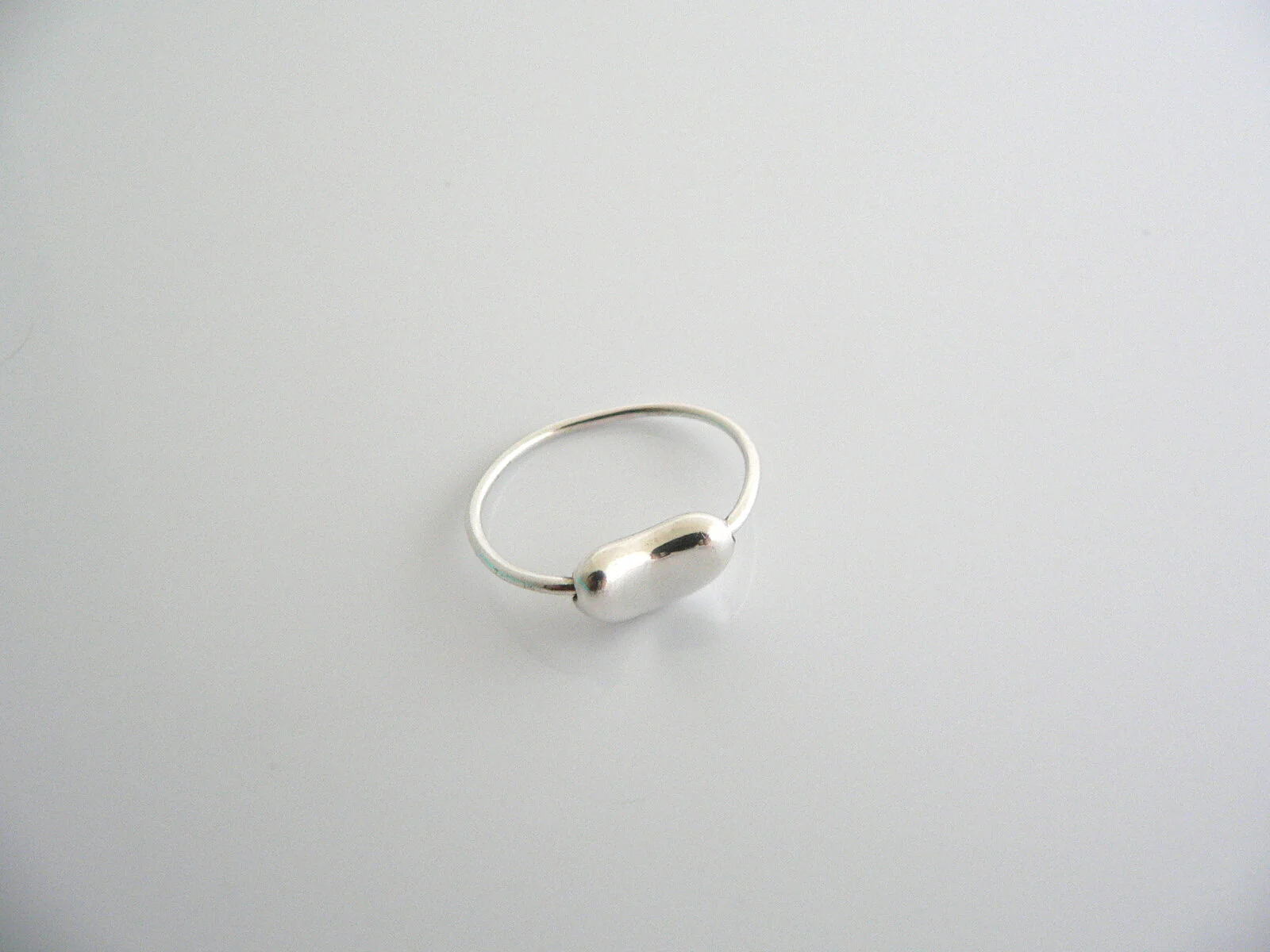 Tiffany & Co Bean Ring Band Elsa Peretti Love Ring Sz 6.5 Gift Rare Classic Art