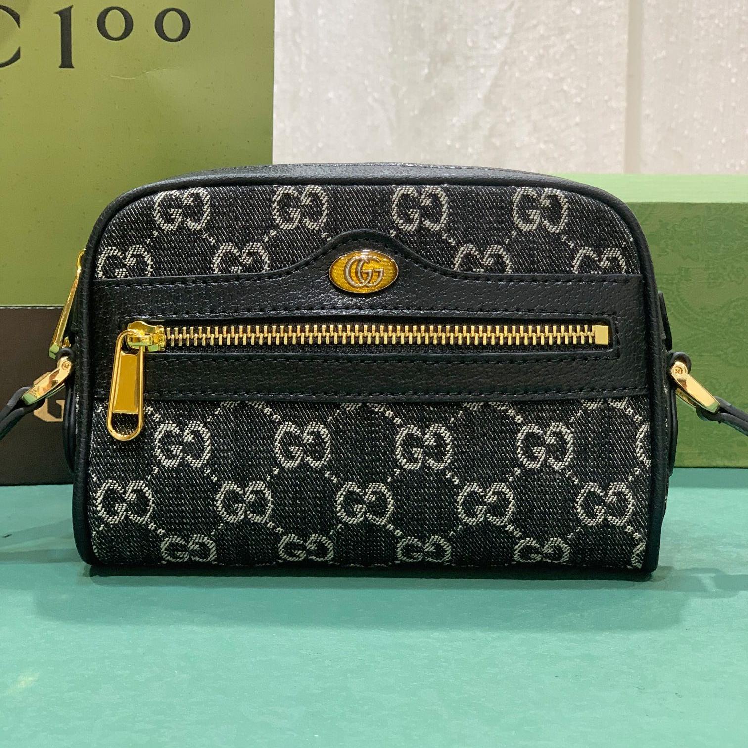 Gucci Ophidia Striped Webbing Waist Pack Belt Bag (Replica)