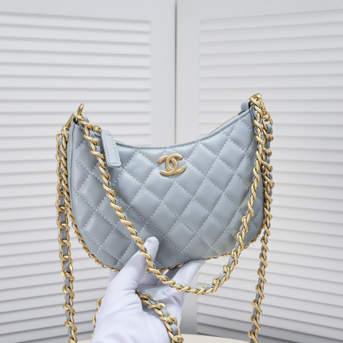 Chanel 23B Hobo Shoulder Bag Handbag