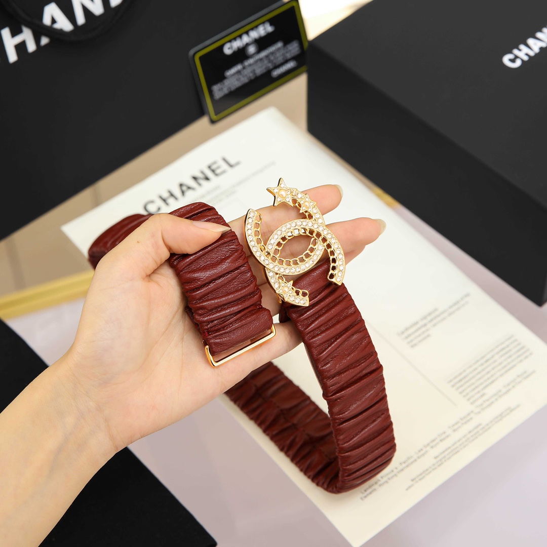 Chanel Leather Belts 1:1 Mirror Version