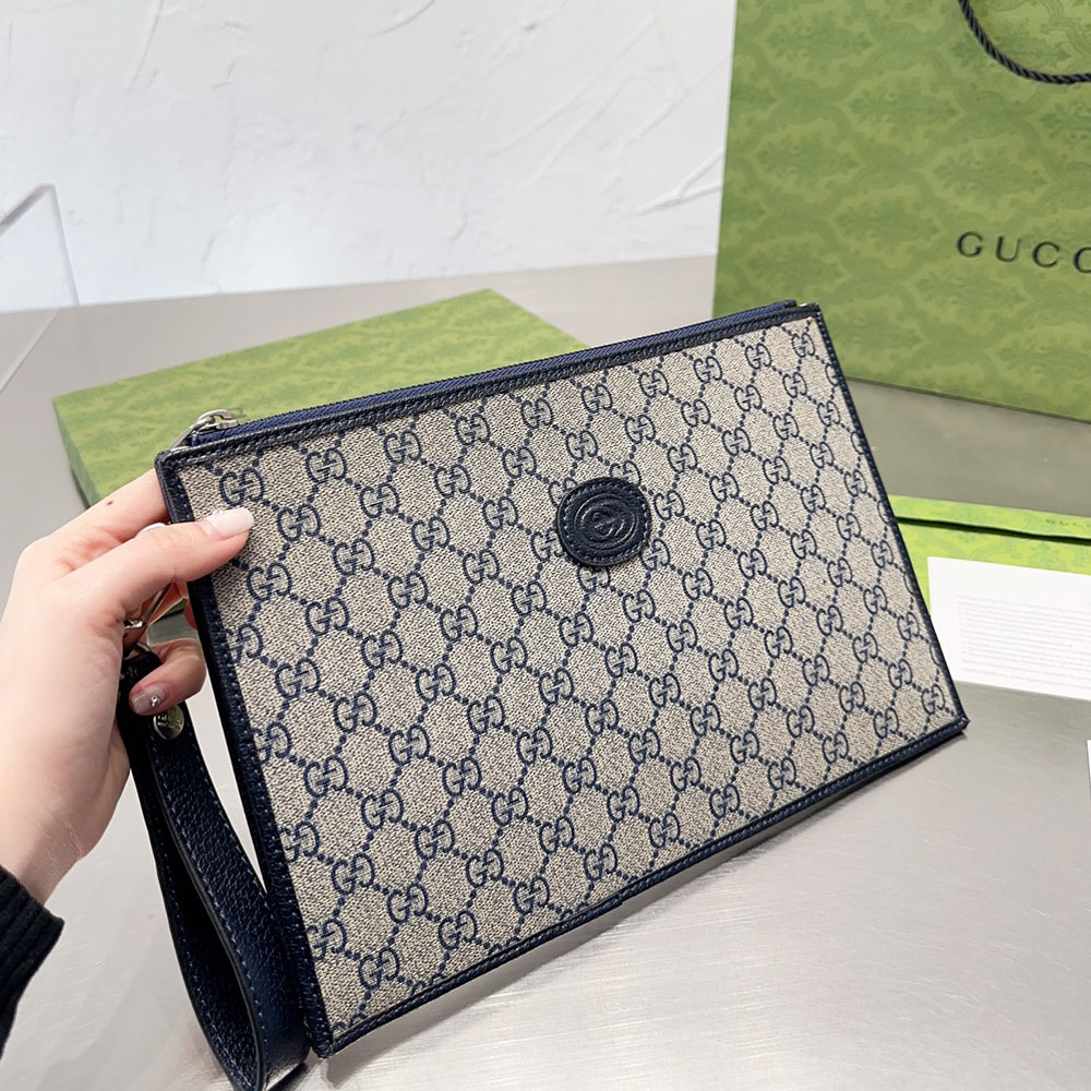 Gucci Unisex Handheld Wallet Bag Clutch Toiletry Bag （Replica）