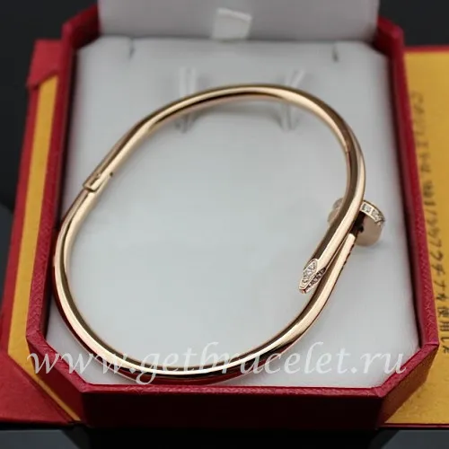 Cheap Cartier Juste Un Clou Bracelet Pink Gold Diamonds B6039015