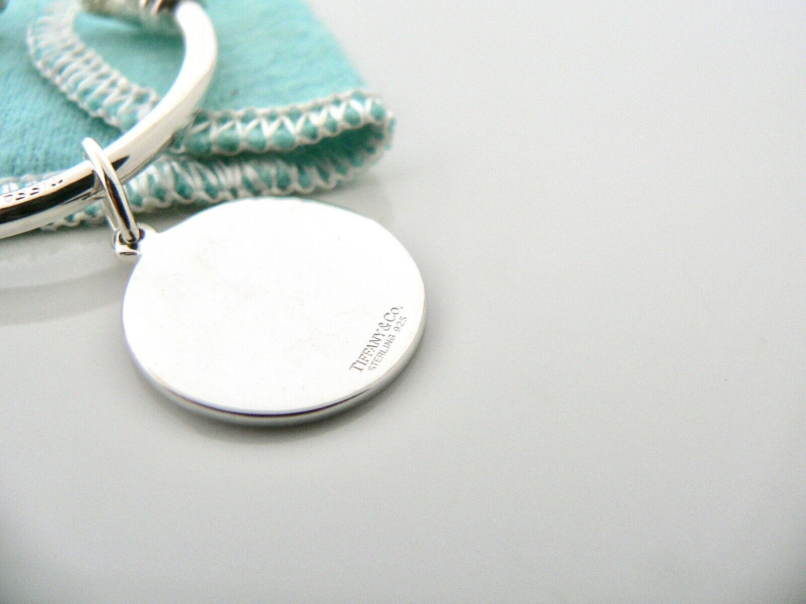 Tiffany & Co Silver Bull Bear Finance Keyring Key Ring Chain Finance Stocks Gift