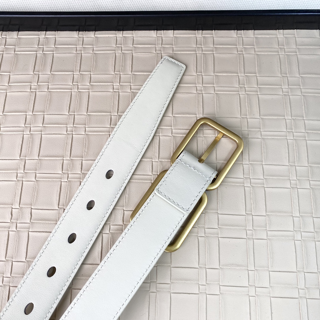 YSL Saint Laurent Leather Belts 1:1 Mirror Version