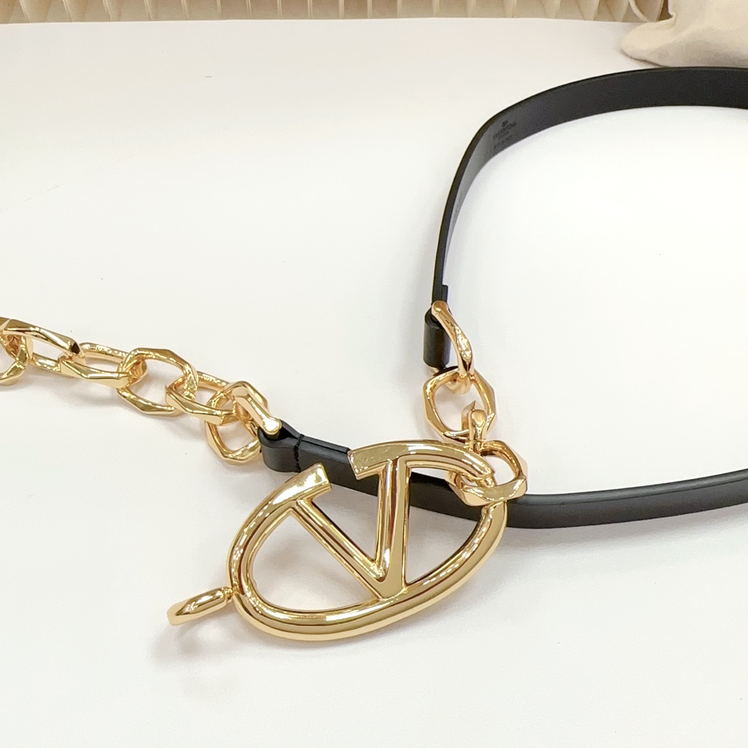 Valentino Leather Belts 1:1 Mirror Version