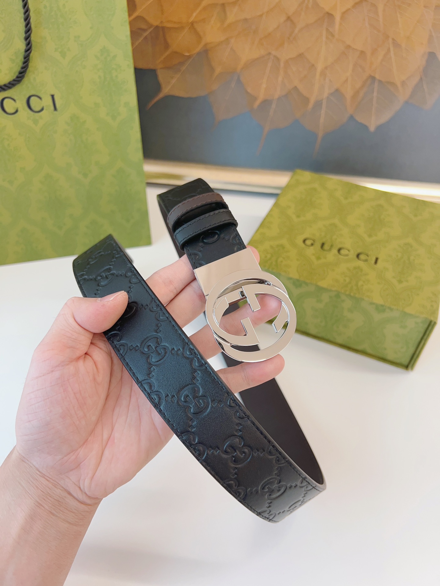 Gucci Leather Belts 1:1 Mirror Version