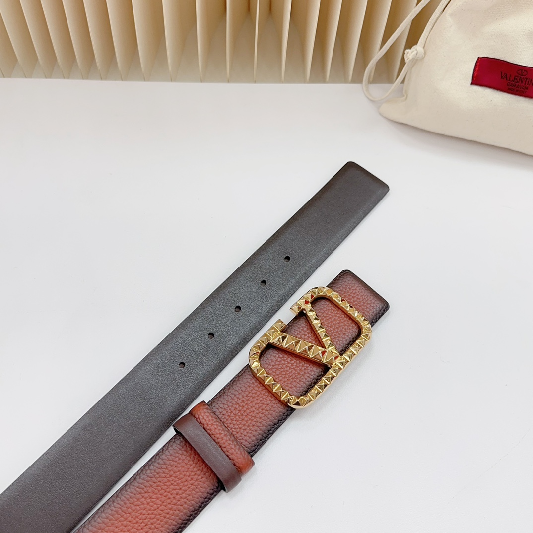 Valentino Leather Belts 1:1 Mirror Version