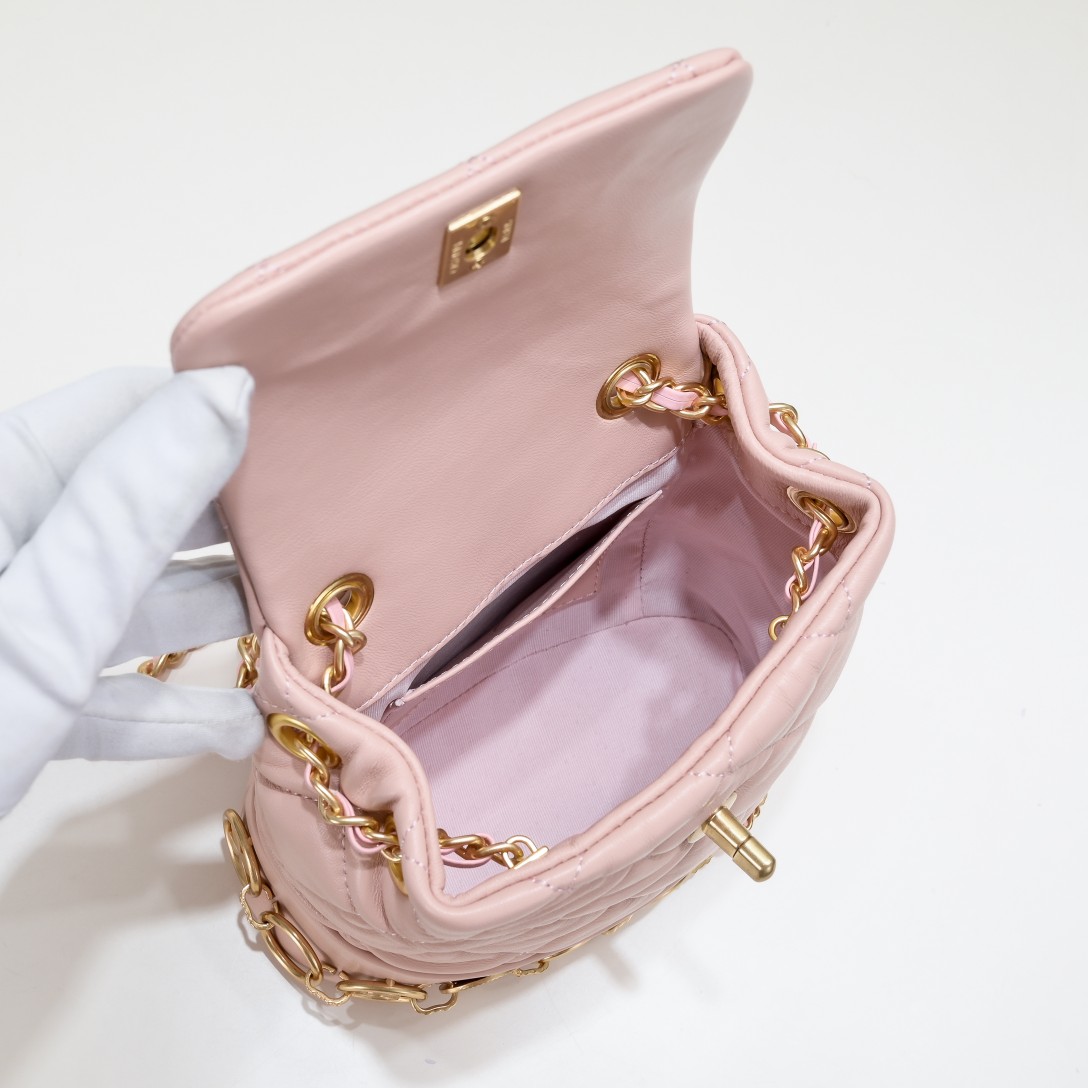 Chanel 23b Gold Coin Pink Shoulder Bag  Shoulder Bag Handbag