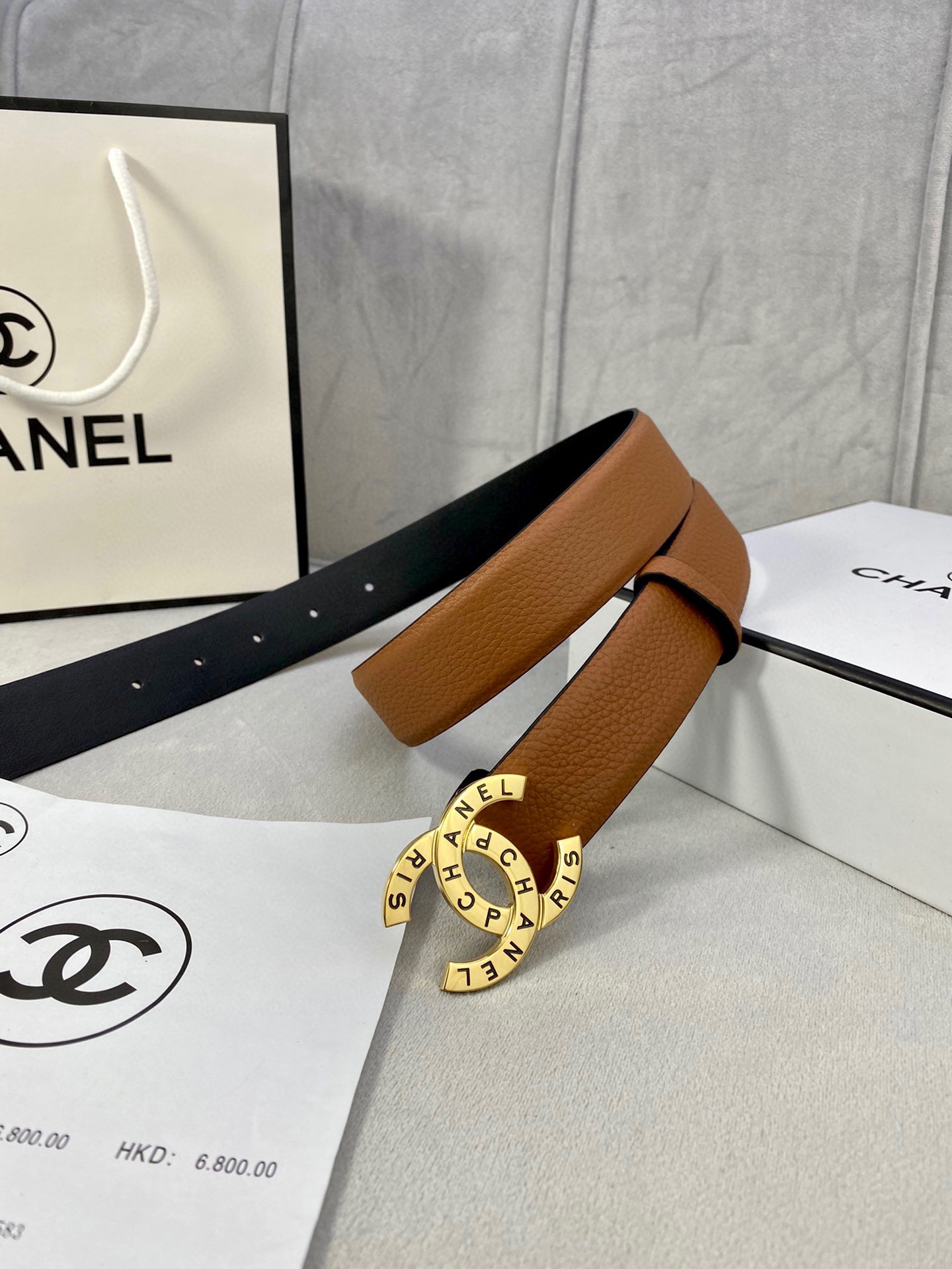 Chanel Leather Belts 1:1 Mirror Version
