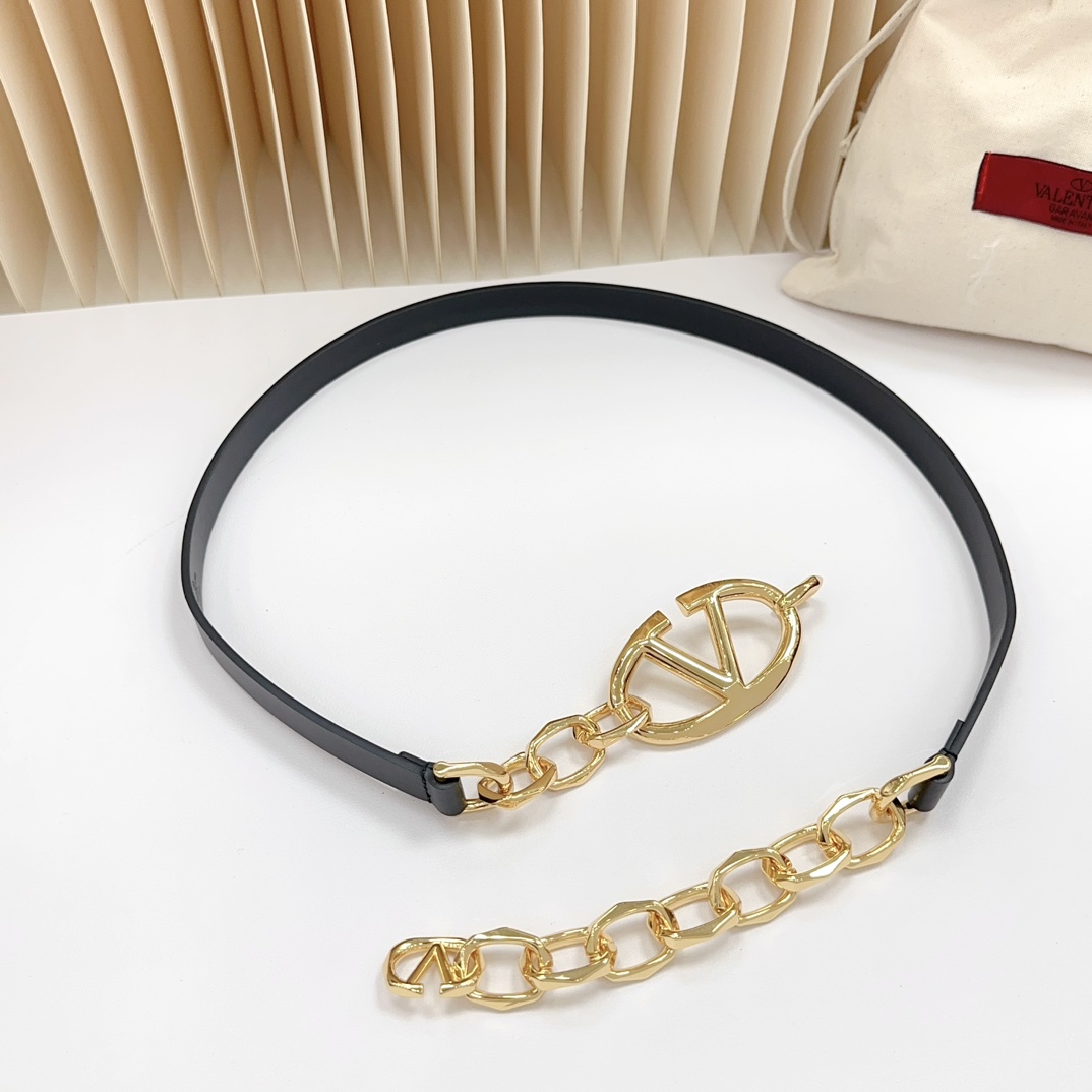 Valentino Leather Belts 1:1 Mirror Version