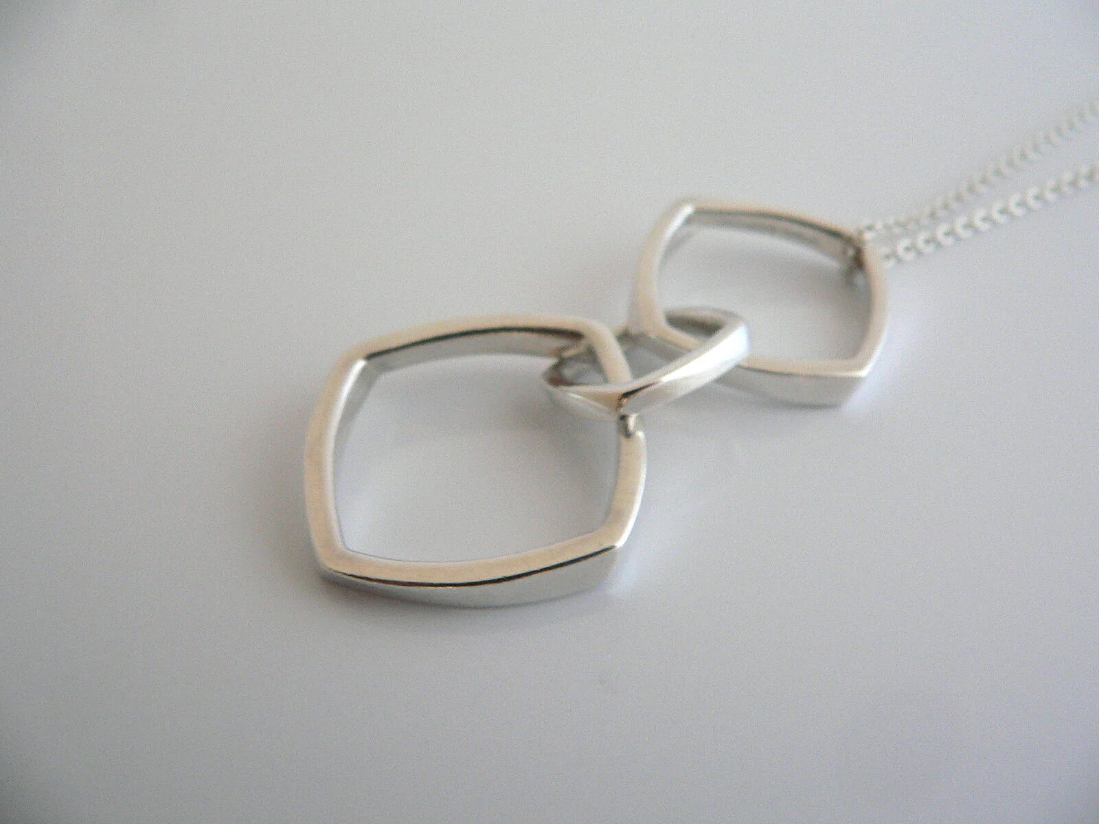 Tiffany & Co Gehry Triple Torque Drop Dangle Dangling Necklace Pendant Gift Art