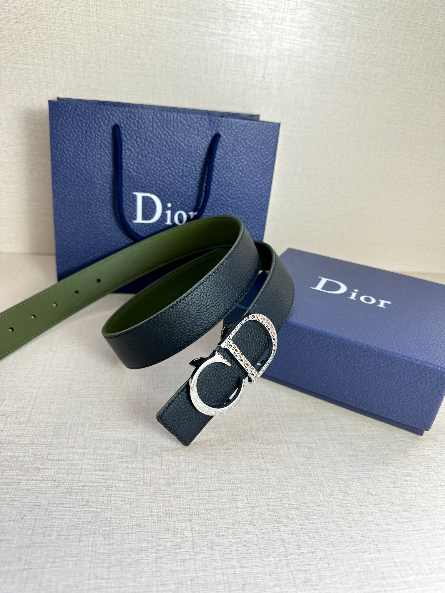 Dior Leather Belts 1:1 Mirror Version