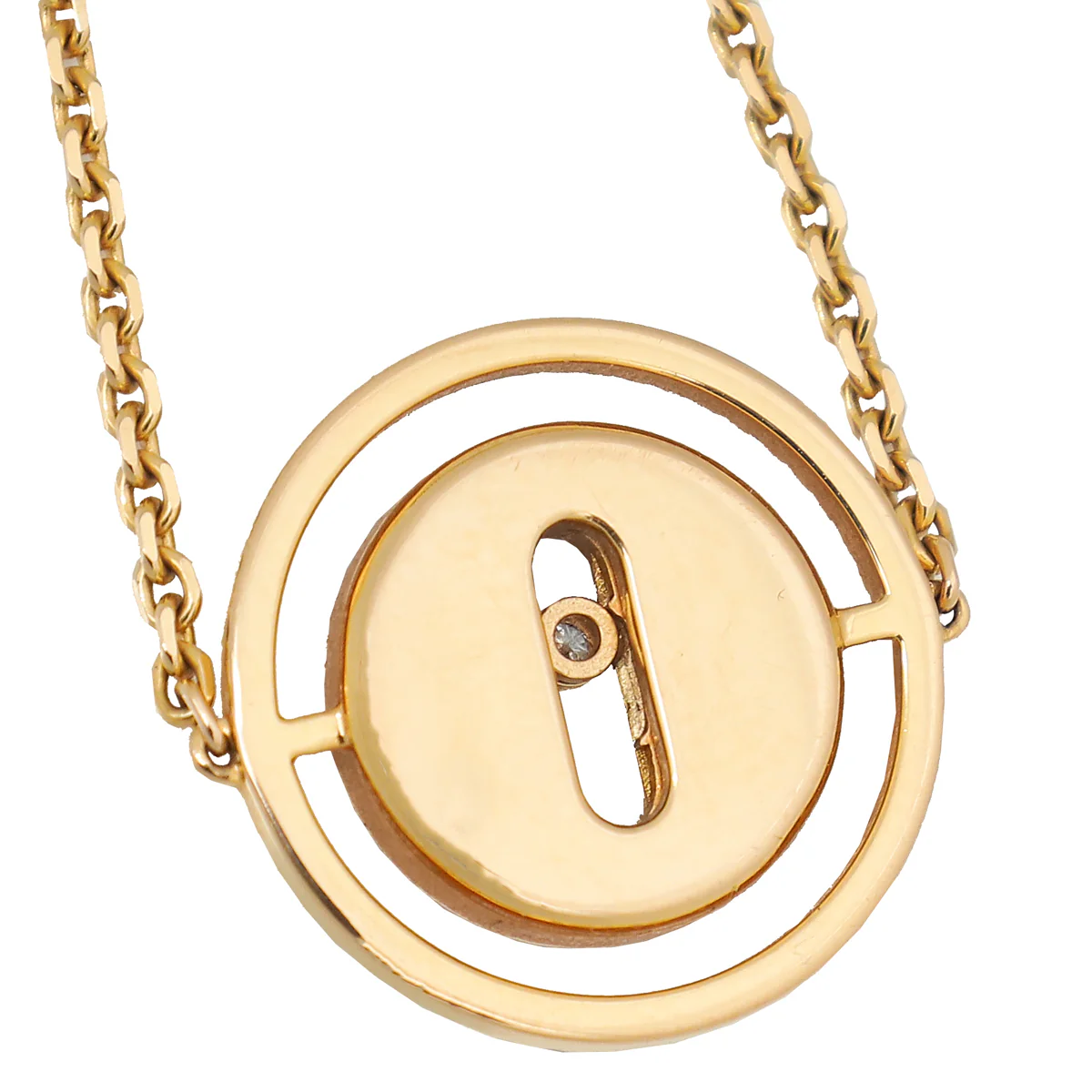 Messika 18K Pink Gold Turquoise Diamond Lucky Move Bracelet