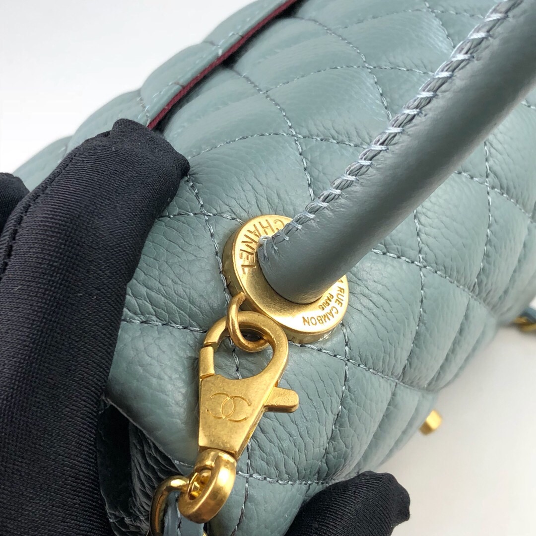 Chanel Haze Blue Large  Shoulder Bag Handbag