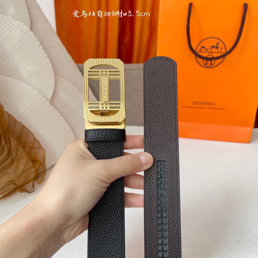 Hermes Leather Belts 1:1 Mirror Version