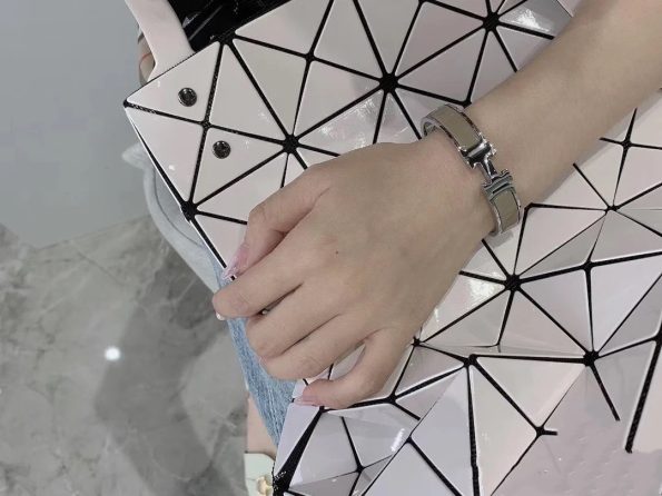 Hermes Clic H bracelet Dupe, Brown Enamel