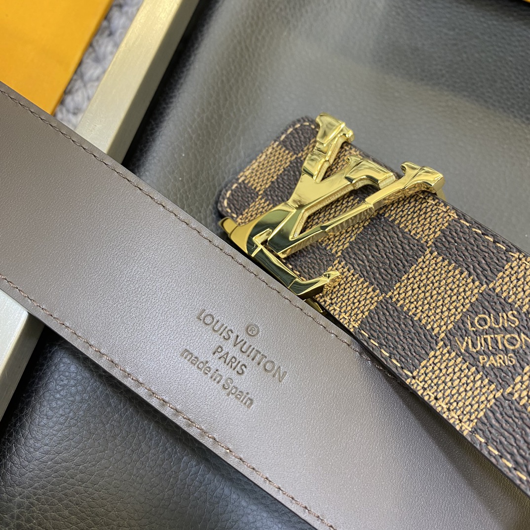 Louis Vuitton LV Leather Belts 1:1 Mirror Version