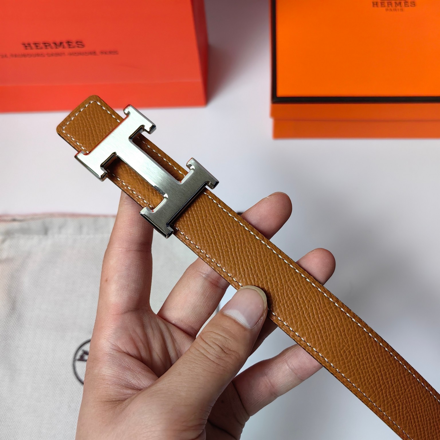 Hermes Leather Belts 1:1 Mirror Version