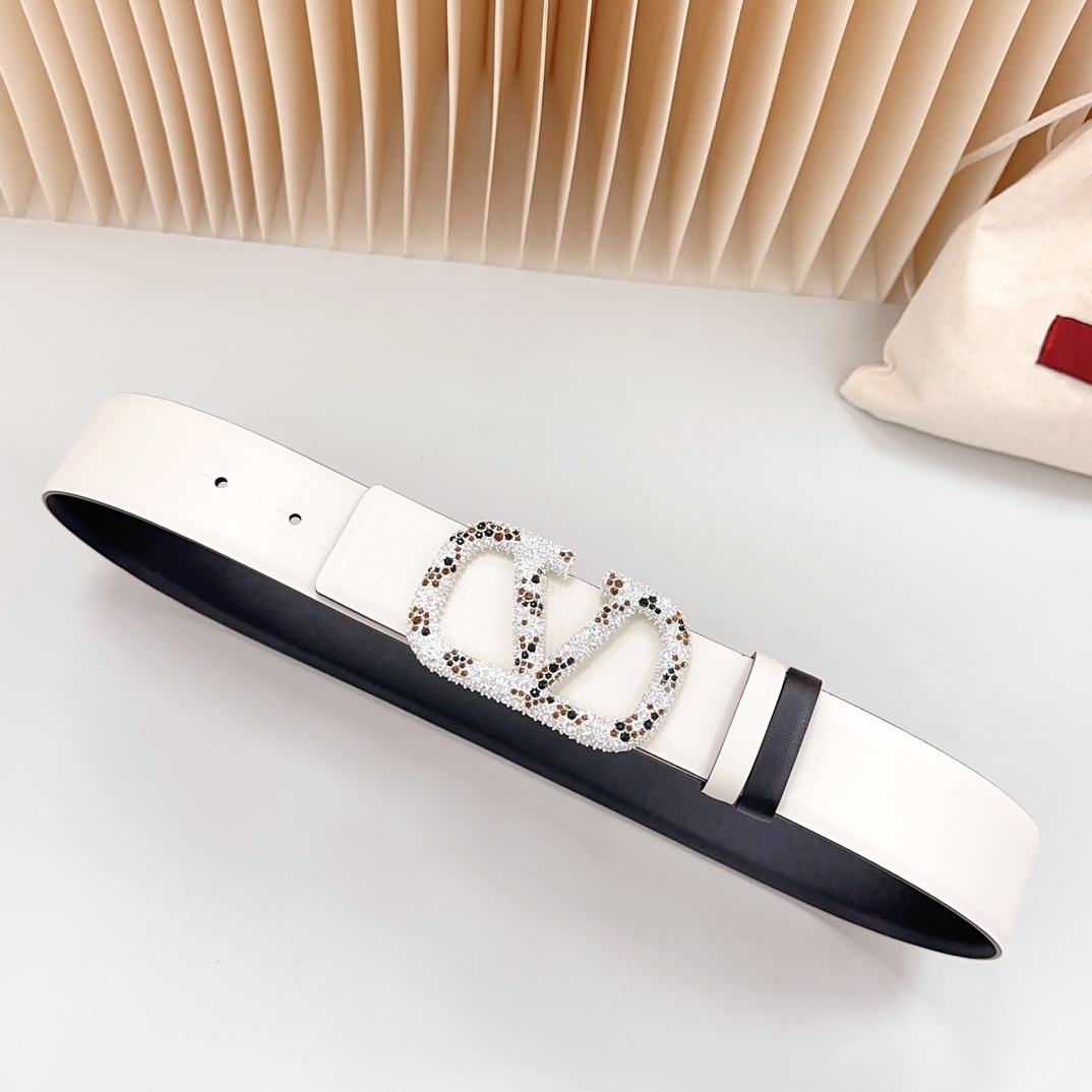 Valentino Leather Belts 1:1 Mirror Version