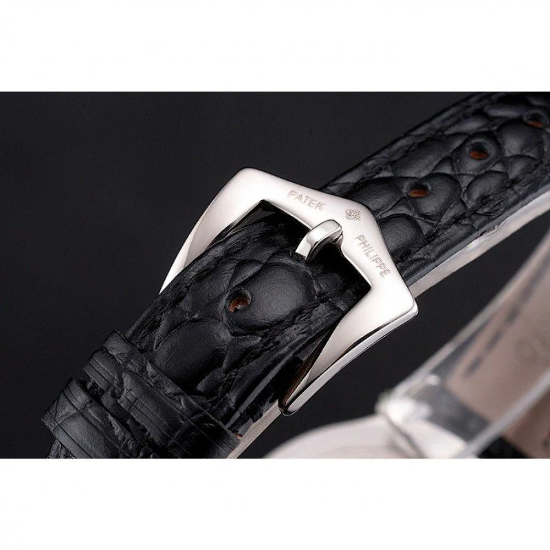 Calatrava Roman Dial White 28 mm, Stainless Steel