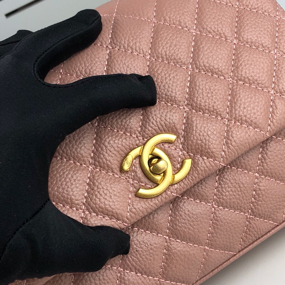 Chanel Pink Medium Shoulder Bag Handbag
